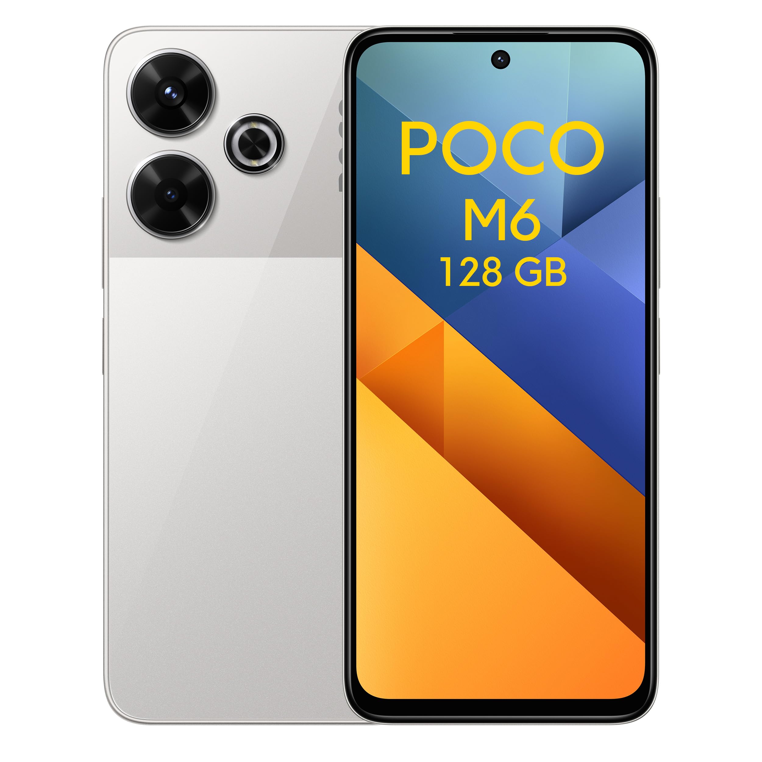 POCO M6 128GB シルバー XIAOMI POCO M6 Smartphone 6GB+128GB, Silver : Amazon.com.mx
